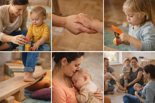 Bildercollage aus 6 Bildern